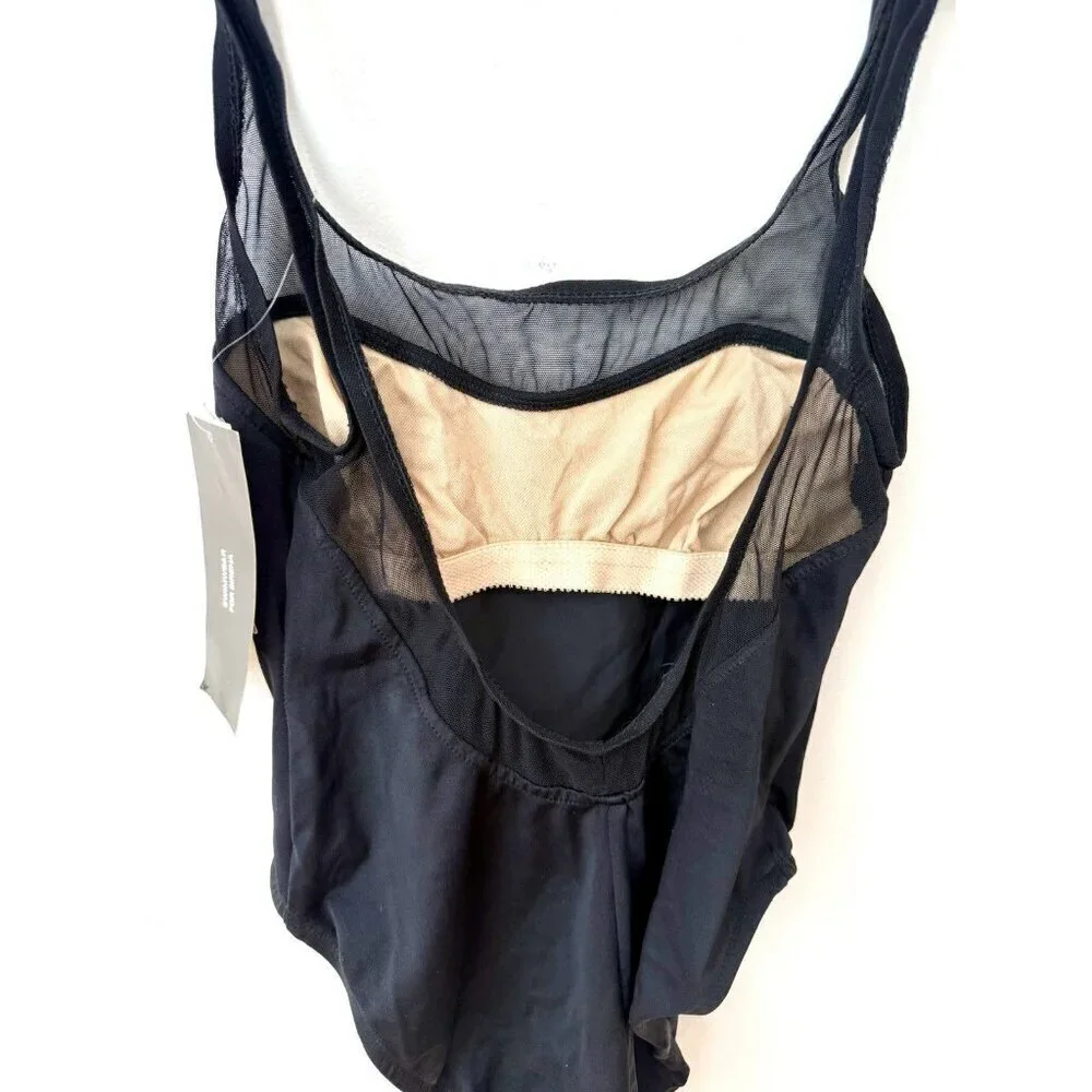 NWT Vintage Anne Klein for Sirena Swimsuit Black one Piece